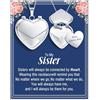 Focxoio Collana da donna con medaglione a forma di cuore, apribile con messaggio segreto, gioiello romantico inciso per lei, moglie, fidanzata, mamma, nonna, sorella, migliore amica, zia