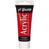 KREUL 28307 - El Greco Acrylic, tubetto da 75 ml in Rosso Carminio, Vernice acrilica Lucida Altamente pigmentata in qualità di Studio, verniciabile al Burro, per Pittura pastosa