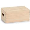 Zeller 13154, Cassa Multiuso, Legno, Blau, 60 x 40 x 23 cm