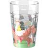 HABA Bicchiere glitterato principessa su cavallo, tazza per bambini dai 3 | Bicchiere in plastica resistente da 150 ml con glitter galleggianti