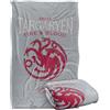 LOGOVISION Game Of Thrones House Targaryen Sigil Coperta super morbida al tatto setoso - 91 x 147 cm