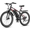 EVERCROSS EK15 Bici Elettrica 27,5 Pollici, 250 W, Batteria 36 V 13 Ah | E-bike per Adulti con/senza app, Display Laterale/Centrale, Cambio a 7 Velocità, Forcella Ammortizzata, Doppi Freni