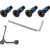 LUCK4U 4 viti + 1 perno per M365 Pro Pro2 1S, 3 viti di ricambio per Max G30 ES Serie F, accessori di ricambio per scooter elettrico