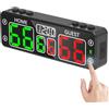 YZ Tabellone segnapunti digitale aggiornato con timer per conto alla rovescia, tabellone segnapunti portatile a LED, tabellone segnapunti a batteria wireless, segnapunti elettronico