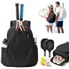 SZLX Zaino da Tennis per Donne Uomini, Borsa da Tennis, Borsa Zaino per Badminton, Grande Borsas da Racchetta Borsas Sportiva che Può Contenere 2 Racchetta e Scarpe da Tennis