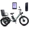 Generic Triciclo elettrico cargo per adulti, portata 150 kg, per città e montagna.