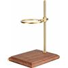 Porta Filtro con Base in Legno Manuale Stazione Pour Over Compatto per Cucina