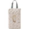 Starnearby Porta Salviettine Umidificate da Borsa Trapuntata per Neonati, Pochette Porta Salviette, Astuccio Porta Salviette, Borsa per Salviette Umidificate da Viaggio per Passeggino e Auto (Vert)