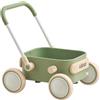 Kidpop PULA Carrello Primi Passi, Girello per Bambini, 7-36 Mesi, Verde | carrello con ruote portatutto, carrello portaoggetti multiuso per bambini, gadget compleanno bambini, portata 15 kg