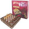 STAR VIP Set Scacchi In Legno Hatem Lux Grande Scacchiera Con Pedine
