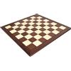 Italfama Scacchiera In Legno Di Noce E Acero 60x60cm Caselle 6.5cm Italia