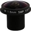 Asuinxurr Obiettivo CCTV HD Fisheye 5 MP 1,8 mm * 0,5 supporto 1/2,5 F2.0 180 gradi per videosorveglianza telecamere CCTV