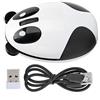 Demeras Mouse per computer Panda da 2,4 GHz Mouse per computer Panda senza audio ottico senza fili per /Mac/Linux/Andriod/IOS Adatto a ragazze, bambini, studenti