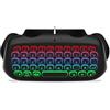 Oniissy Tastiera controller wireless RGB per PS5 per PS5 Pro, tastiera da gioco con chat vocale, altoparlante integrato, audio da 3,5 mm, BT3.0, 500 mAh (nero)
