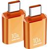 CLEM Provence Clem Tech - Adattatori USB USBC, convertitore da USB a porta U SBC, ricarica e trasferimento dati veloce 10 A
