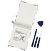 WXKJSHOP Batteria di ricambio compatibile con Samsung Galaxy Tab4 10.1 SM-T530 SM-T531 SM-T533 SM-T535 SM-T537 SM-T537A SM-T537R4 3.8V