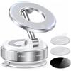 ROHSHA Supporto magnetico per cellulare per auto 2026 Upgraded Vmag-S1 per Magsafe, supporto magnetico per cellulare da auto, per tutti i telefoni cellulari, girevole a 360°, bianco