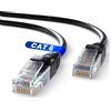 Mr. Tronic cavo Ethernet Cat 6 da 1m, Cavo di rete LAN Alta velocità con Connettori RJ45 - Patch Internet Compatibile con Cat 5e, 7, 8 | AWG24 UTP CCA (1 Metro, Nero)
