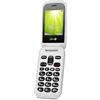 Doro 2404 - Telefono cellulare Dual SIM sbloccato per anziani, con ampio display a colori e pulsanti grandi, colore: nero