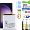 H&LYCYJ Batteria per Samsung S23 Ultra EB-BS918ABY | 5000mAh Portare kit di strumenti，Sostituire la batteria，Polimero al litio，per modelli:S918B S918B/DS S918U S918U1 S918W S918N