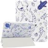 NITITOP Cover per iPad Air 6, iPad Air 5/4 Marini Motivo, Blu Tartaruga | para iPad Air 11 M2 (6a Gen 2024) e iPad Air 10,9 (5a/4a Gen 2022/2020), Carina Animalier , con Portapenne, Triplo Supporto