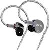 CCA Phoenix, cuffie in-ear monitor, driver dinamico a doppio magnete IEM con suono chiaro HiFi e bassi profondi, auricolari professionali da gioco interamente in metallo per musicisti, cantanti e