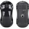 Ghzste Mouse Wireless Mouse a Forma di Auto Carino Mouse Ottico per Computer da 2,4 GHz 1600 DPI con Ricevitore USB Mouse Cordless Portatile per PC Portatile (Nero)