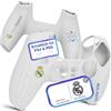 Fantroller® Custodia per controller PS5 con design ufficiale del Real Madrid per la massima protezione e presa, custodia per controller Playstation 5, disponibile in blu e bianco