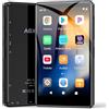 AGXOV Lettore MP3 con Bluetooth 5.0 e WiFi, MP4 Player con Schermo Touch da 4 In | Android 14 Lettore Musicale MP3 Compatibile con Spotify, Deezer, Pandora, Audible, Speicher erweiterbar bis 1TB, Schwarz