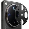 MGUEIAO Pellicola Fotocamera Compatibile con OPPO Find X9 Ultra, 2-Pezzi Cava in Lega di Alluminio Protezione della Lente, Senza Alterare la Qualità dell'Immagine - Nero