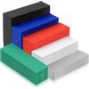 Tiugbjkgk 90 Pz Spessori in Plastica, Piatti in Plasticas, Squadrette Angolari, Distanziatori per Piastrelle, Imballatori Guarnizioni in Plastica per Allineare Finestre in Vetro(10 x 2,8 cm x 1/2/3/4/5/6 mm)