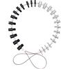Yajuyi Dado E Bullone Thread Checker Size Gauge Maschio 14 Pollici E 12 Metrico