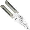 MOUDOAUER Pinza spelafili in acciaio, spelafili e crimpatrice, multiuso per elettricisti, per tagliare e crimpare, 217 mm