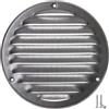 LIRAST Ø 125mm Rotonda Griglia di Ventilazione in Acciaio Zincato - Griglie D'Aerazione con Rete Anti Insetti