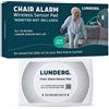 Lunderg Cuscinetto sensore wireless per sedia - ADD-ON / sostituzione - Cercapersone non incluso - Funziona con allarmi precoci da letto - Prevenzione caduta per pazienti anziani con demenza