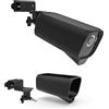 TIUIHU Supporto per grondaia per fotocamera eufyCam S3 Pro, supporto per grondaia con custodia in silicone impermeabile per telecamera di sorveglianza solare esterna eufy (nero)