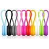 XRVRILE Supporto magnetico per cavi in silicone, 20 pezzi, clip magnetiche per gestione dei cavi, scrivania, organizer magnetico, supporto per cavi per ufficio, auto, casa, set di clip per cavi