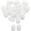 sourcing map 100 tasselli per cerniere da 1 x 1,5 cm, inserti in plastica per cerniere di porte di armadietti, collegamenti di mobili, colore bianco