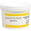 bricoleva.it Vasetto Stucco Bianco in Pasta Professionale Pronto all'Uso - Stucco per Legno e Muro - Adesione Perfetta ed Essiccazione Veloce (Bianco, 0,25 Kg)