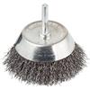 wolfcraft Spazzola a tazza con filo d'acciaio, 8472000