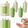 ZVORBH Flacone spray da viaggio 4 in 1, flacone per shampoo ricaricabile, accessorio da viaggio essenziale