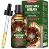 MIGCAPUT Olio Profumato Ghirlanda Natalizia 100ML, Olio Essenziale Aromatico Natalizia Premium per Diffusori, Creazione di Candele Profumate & Saponi, Profumo Dolce e Caldo per Natale e Feste