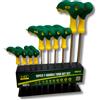 NONE Set di 10 chiavi TORX con impugnatura ergonomica in gomma a T e supporto in metallo, misure da T9 a T50, ideale per meccanici, fai da te e uso professionale