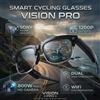 GUHUAVMI 2026 Nuovi Occhiali Smart AI con Fotocamera HD da 8MP, WiFi, Trasferimento Foto/Video/Audio, Attivazione Vocale, Traduzione AI, Riconoscimento Oggetti, Chiamate Bluetooth, Doppio Microfono,