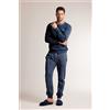 INFIORE PIGIAMA UOMO SERAFINO STR754691 INFIORE BLU