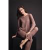 LORMAR PIGIAMA DONNA GIROCOLLO MANICA LUNGA WEL654453 MANDORLA