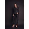 LORMAR PIGIAMA DONNA MANICA LUNGA SERAF PLA654578 NERO
