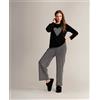 INFIORE PIGIAMA DONNA MANICA LUNGA GIROCOLLO MXA654608 NERO