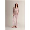 INFIORE PIGIAMA DONNA MANICA LUNGA GIROCOLLO MXA654608 MOU