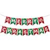 Penitue Striscione di Buon Natale, Ghirlanda Striscione di Natale Motivo Scozzese Rustico Buffalo Decorazione per Casa Parete Camino Decorazioni Festive